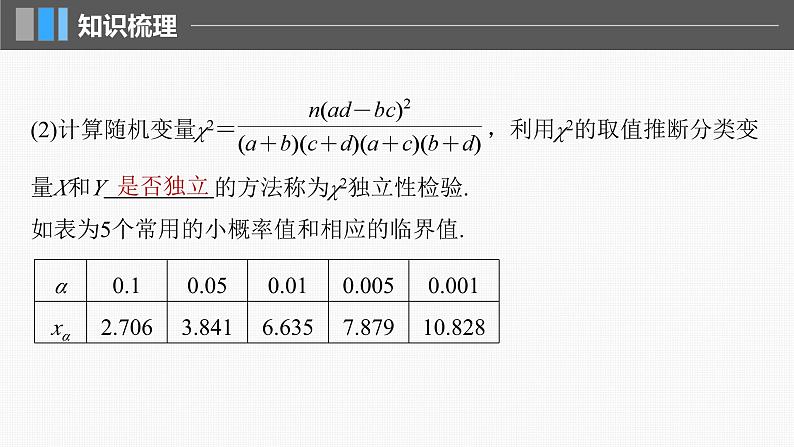 新高考数学一轮复习讲练测课件第9章§9.4列联表与独立性检验 (含解析)07