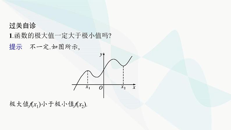 人教A版高中数学选择性必修第二册5-3-2第1课时函数的极值课件第8页