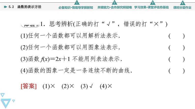 新教材数学苏教版必修第一册第5章 5.2　函数的表示方法 课件07