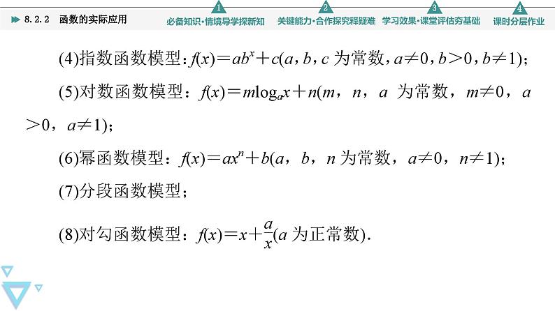新教材数学苏教版必修第一册第8章 8.2 8.2.2　函数的实际应用 课件07