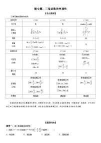 新高考数学一轮复习考点精讲讲练学案 三角函数的单调性（含解析）