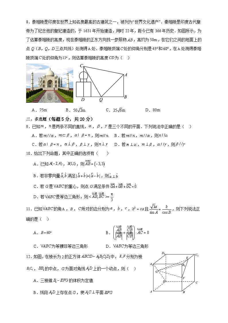 四川省凉山州宁南中学2023-2024学年高二上学期第一次月考数学试题02