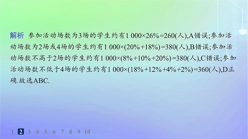 新教材2023_2024学年高中数学第6章统计3用样本估计总体分布3.1从频数到频率3.2频率分布直方图分层作业课件北师大版必修第一册04