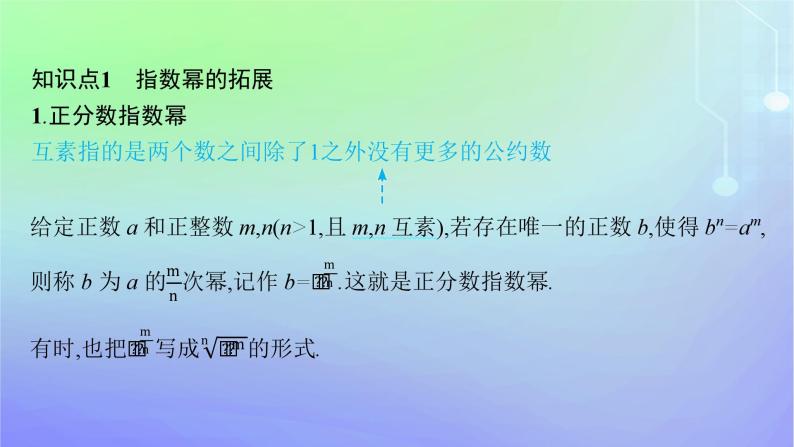 新教材2023_2024学年高中数学第3章指数运算与指数函数1指数幂的拓展2指数幂的运算性质课件北师大版必修第一册05