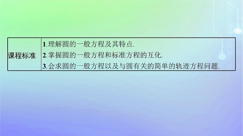 新教材2023_2024学年高中数学第一章直线与圆2圆与圆的方程2.2圆的一般方程课件北师大版选择性必修第一册03
