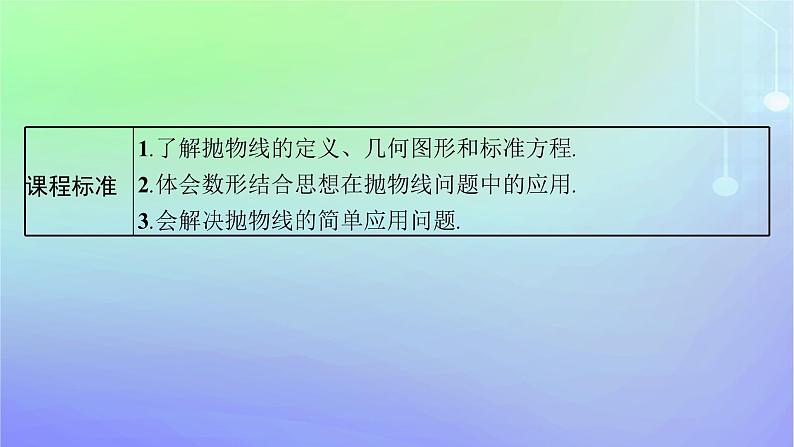 新教材2023_2024学年高中数学第二章圆锥曲线3抛物线3.1抛物线及其标准方程课件北师大版选择性必修第一册03