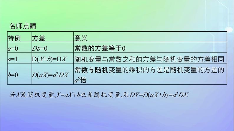 新教材2023_2024学年高中数学第六章概率3离散型随机变量的均值与方差3.2离散型随机变量的方差课件北师大版选择性必修第一册07