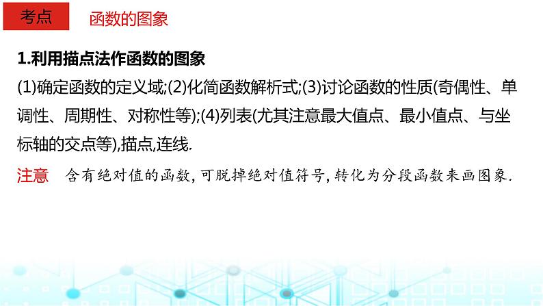 2024届人教A版高考数学一轮复习函数的图象课件第2页
