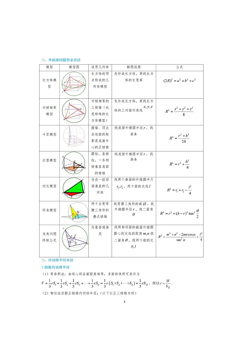 4-3 立体几何结论纯图版第3页