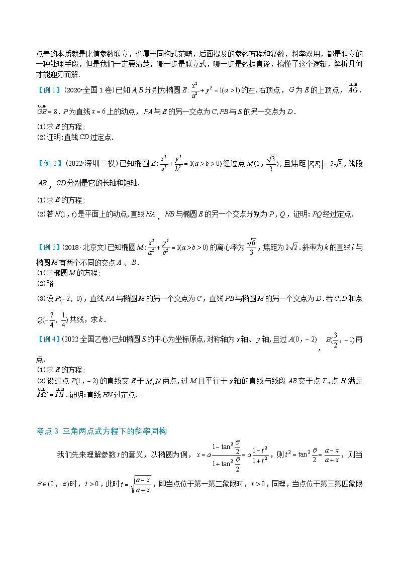 2-2 椭圆双曲线两点式与同构方程第3页