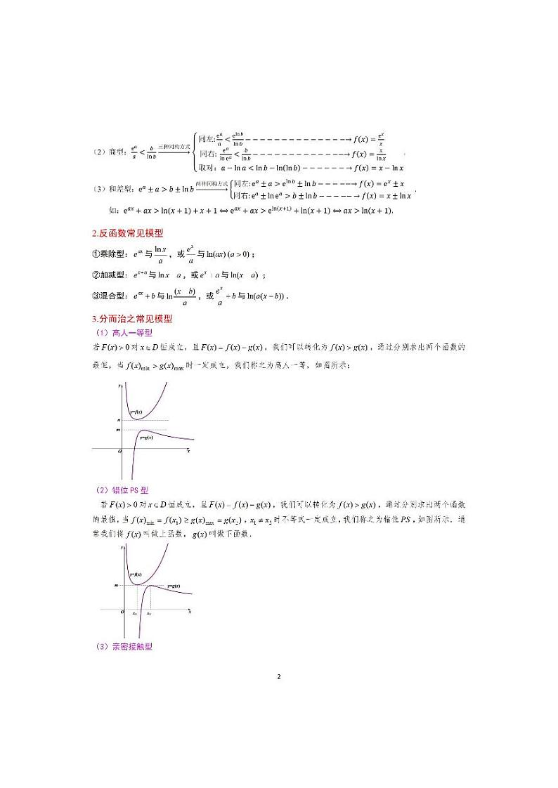 4-6 导数结论纯图版第2页