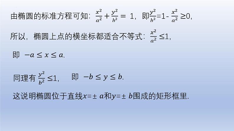 3.1.2+椭圆的简单几何性质课件PPT06