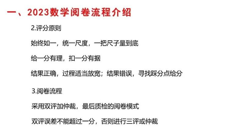 2023年新高考数学阅卷体会课件PPT第3页