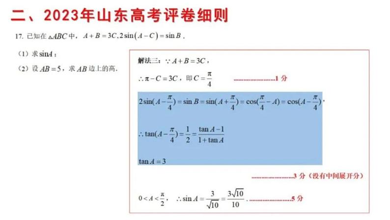 2023年新高考数学阅卷体会课件PPT第6页