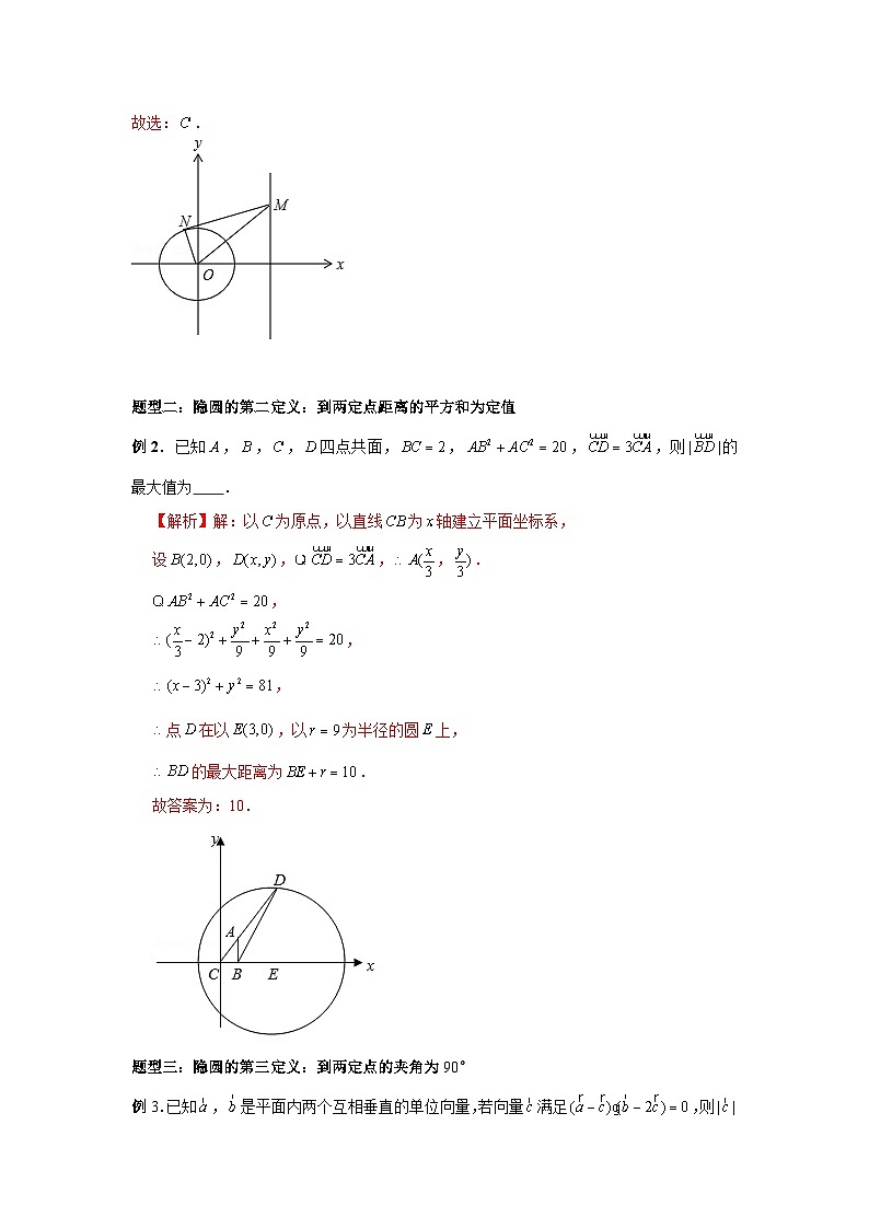 备战2024新高考-高中数学二轮重难点专题24-活用隐圆五种定义妙解压轴题02