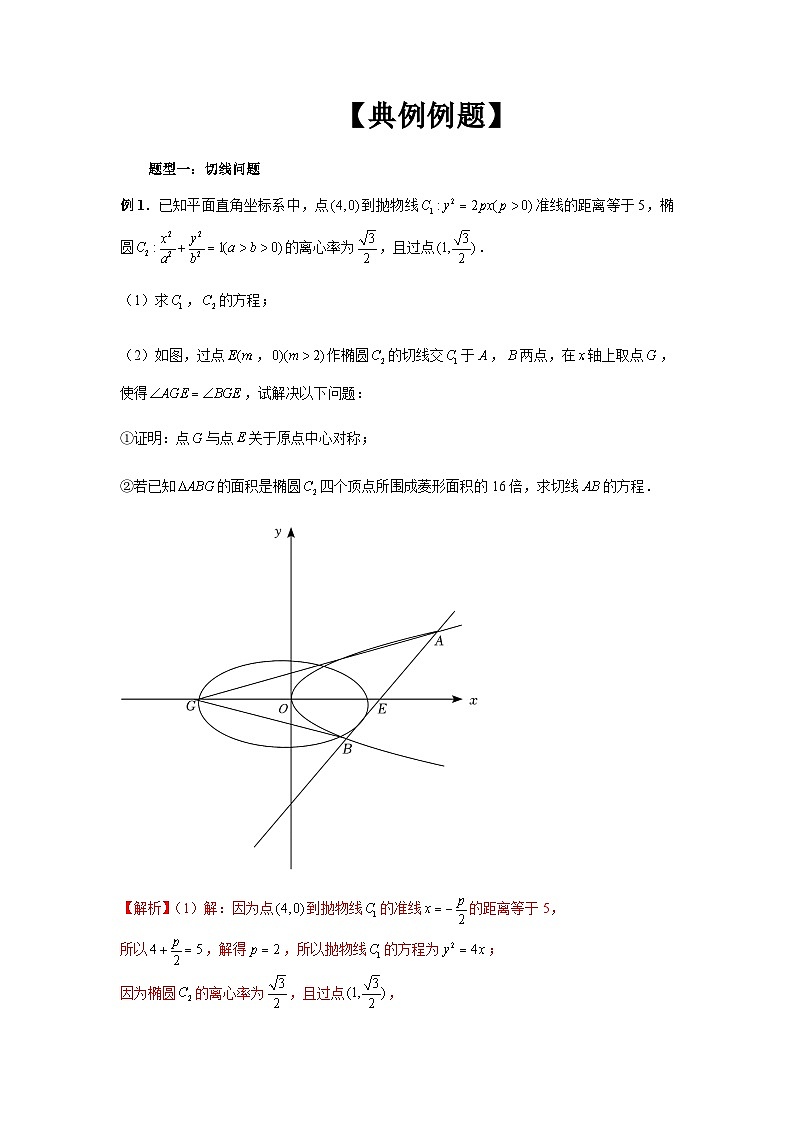 备战2024新高考-高中数学二轮重难点专题37-切线与切点弦问题03