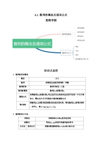 2024年高考数学第一轮复习6.1  数列的概念及通项公式(解析版)