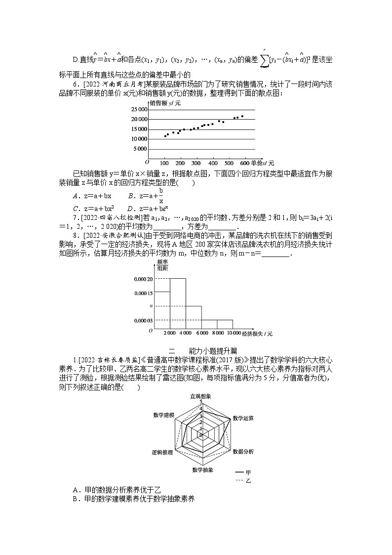 （数学理科）高考数学复习41  统计与统计案例 试卷02