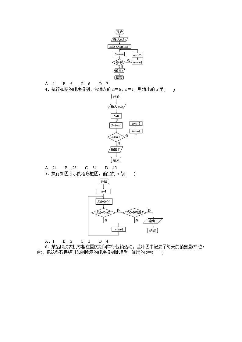 （数学理科）高考数学复习42  算法初步与框图第2页