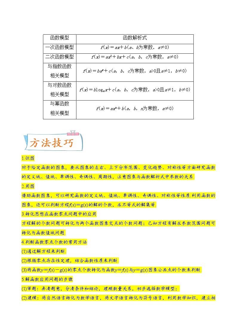 考点05  函数的应用（核心考点讲与练）-2023年高考数学一轮复习核心考点讲与练（新高考专用）(解析版）第2页