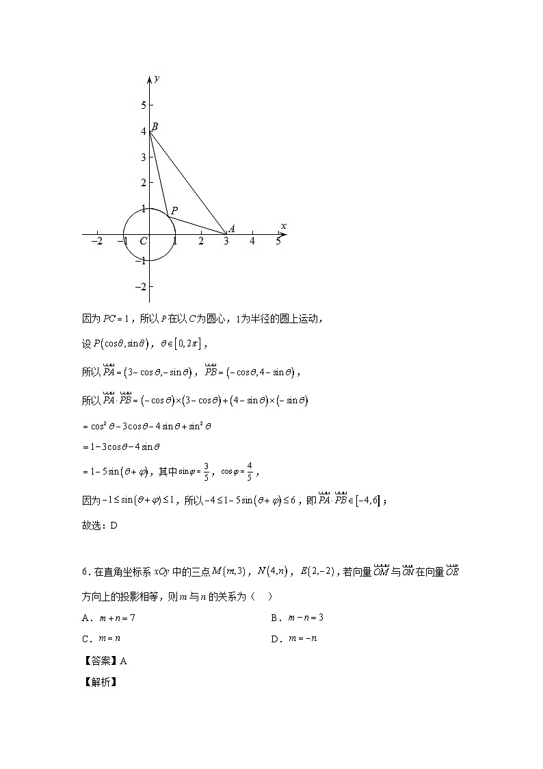 高考数学二轮专题大复习——平面向量第3页