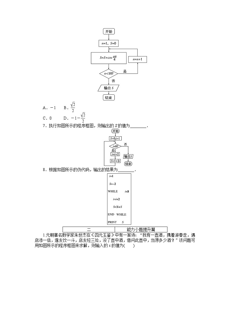 （文科版）2024年高考数学第一轮复习全程考评特训点点练 3603