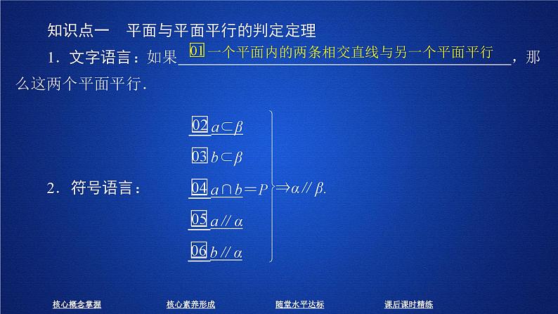 (2019)高中数学必修第二册第八章8.5.3《平面与平面平行》PPT课件-人教A版第4页