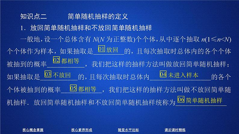 (2019)高中数学必修第二册第九章9.1.1《简单随机抽样》PPT课件-人教A版06