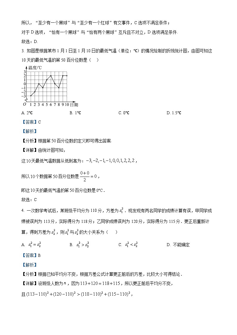 四川省成都列五中学2023-2024学年高二数学上学期阶段性考试（一）试题（Word版附解析）02
