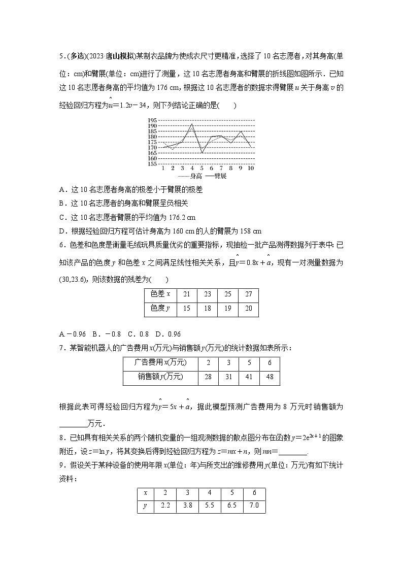 第九章　§9.3　一元线性回归模型及其应用（教师版+学生课时教案+课时作业+配套PPT）02