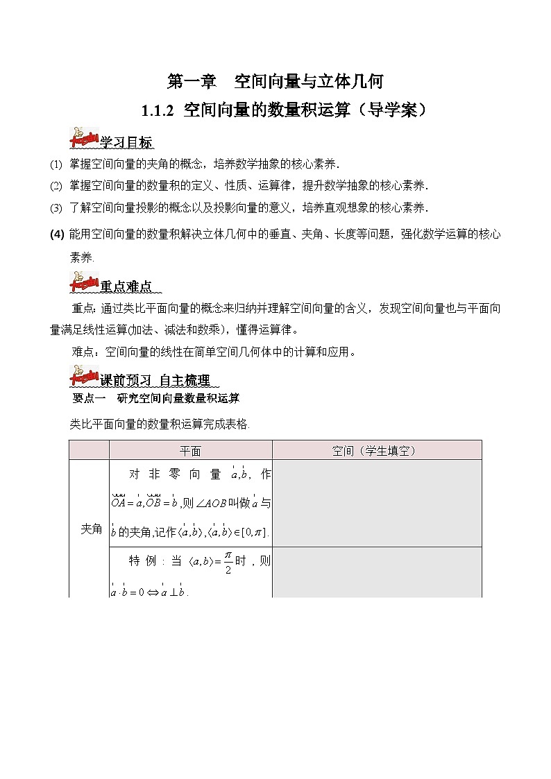 1.1.2+空间向量的数量积运算（课件+教案+导学案+练习）-高二数学同步备课系列（人教A版2019选择性必修第一册）01