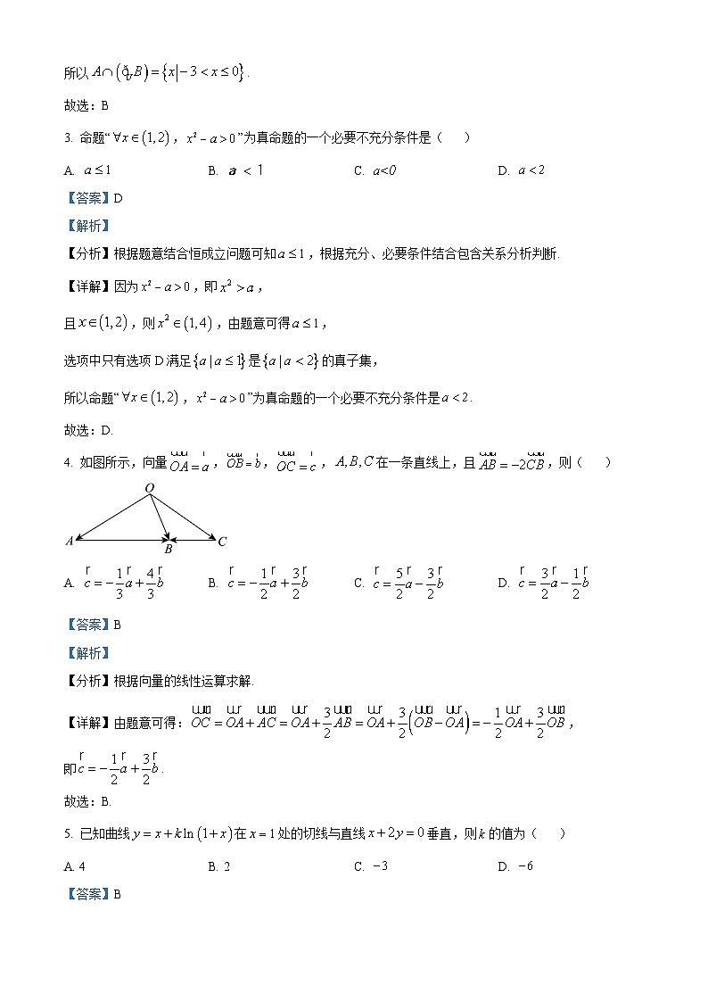 湖北省部分学校2024届高三数学上学期10月联考试题（Word版附解析）第2页