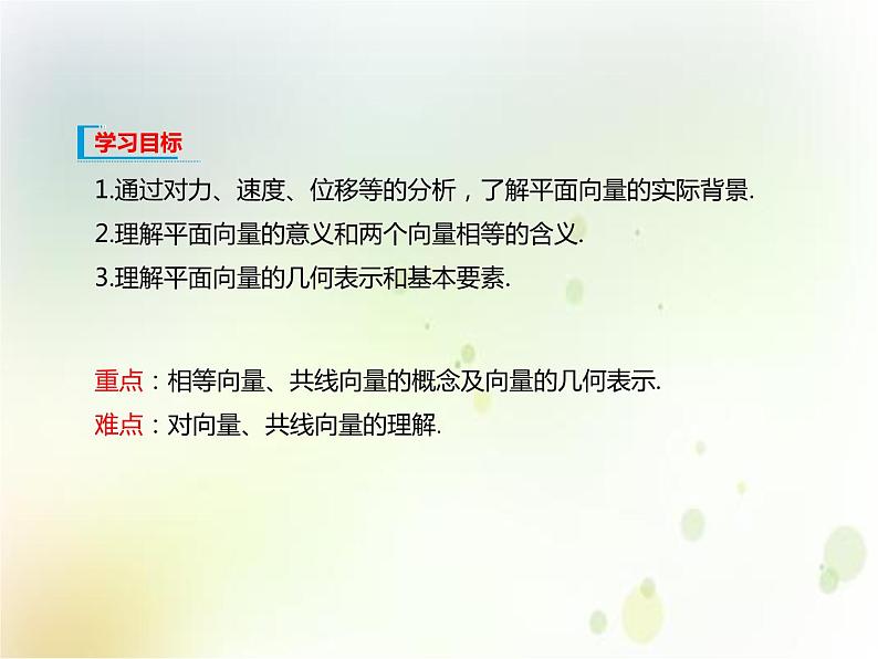 高中数学必修第二册《6.1 平面向量的概念》PPT课件3-统编人教A版02