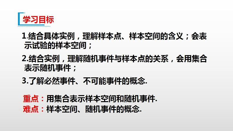 高中数学必修第二册《10.1 随机事件与概率》ppt课件-统编人教A版02
