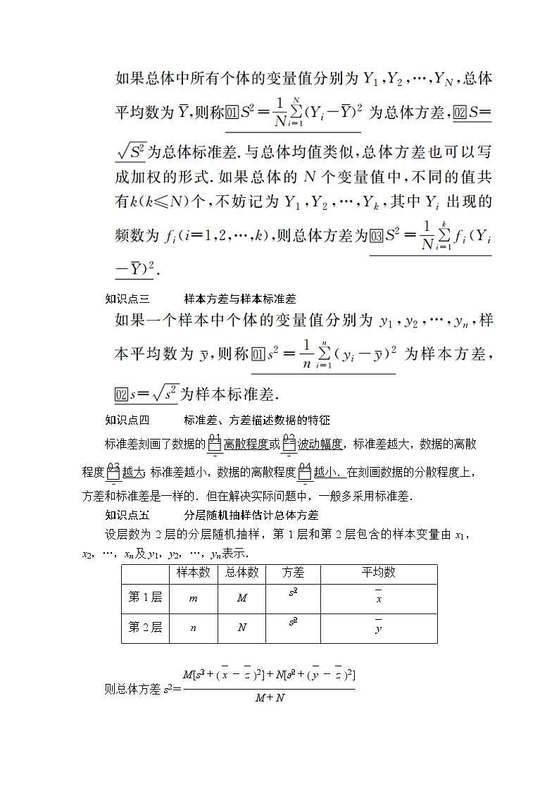 高中数学必修第二册《9.2 用样本估计总体》导学案3-统编人教A版02