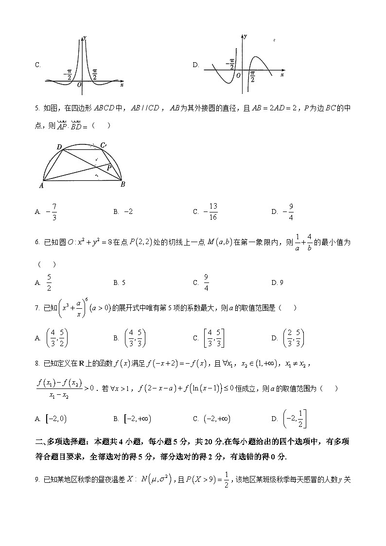 安徽省皖豫名校联盟2023-2024学年高三数学上学期第一次大联考试题（Word版附答案）02