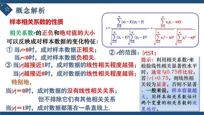 8.1.2样本相关系数-高中数学人教A版（2019）选择性必修第三册课件PPT05