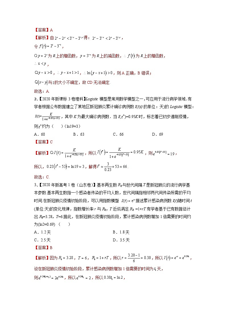 2024年高考数学第一轮复习精品导学案第12讲 指数与指数函数（教师版）第2页