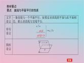 2024版新教材高中数学第四章立体几何初步4.3直线与直线直线与平面的位置关系4.3.2空间中直线与平面的位置关系第二课时直线与平面平行的性质课件湘教版必修第二册