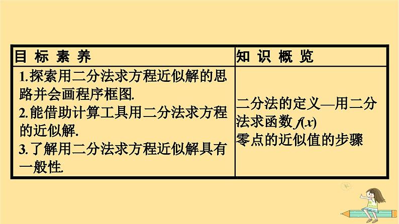 广西专版2023_2024学年新教材高中数学第4章指数函数与对数函数4.5函数的应用二4.5.2用二分法求方程的近似解课件新人教A版必修第一册04