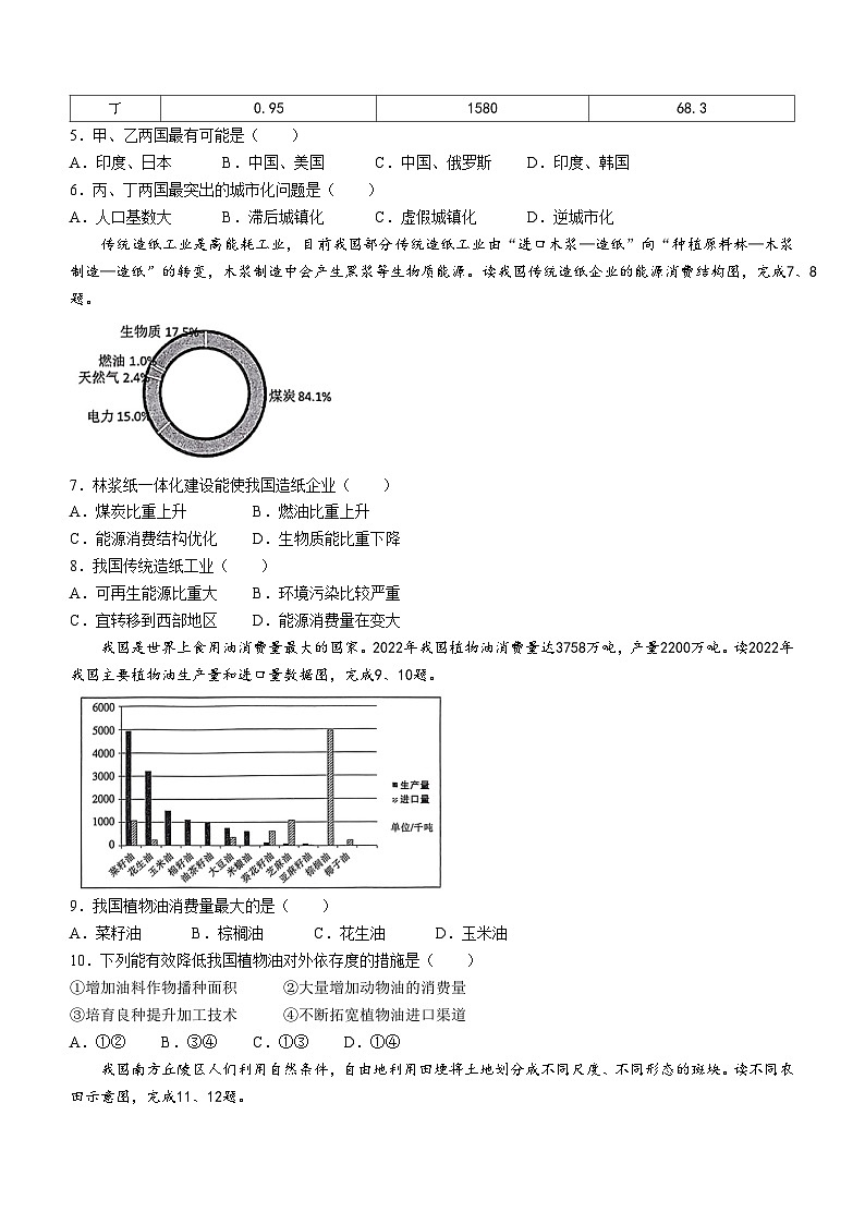 2024金华十校高三上学期一模（期中）数学试题含答案02
