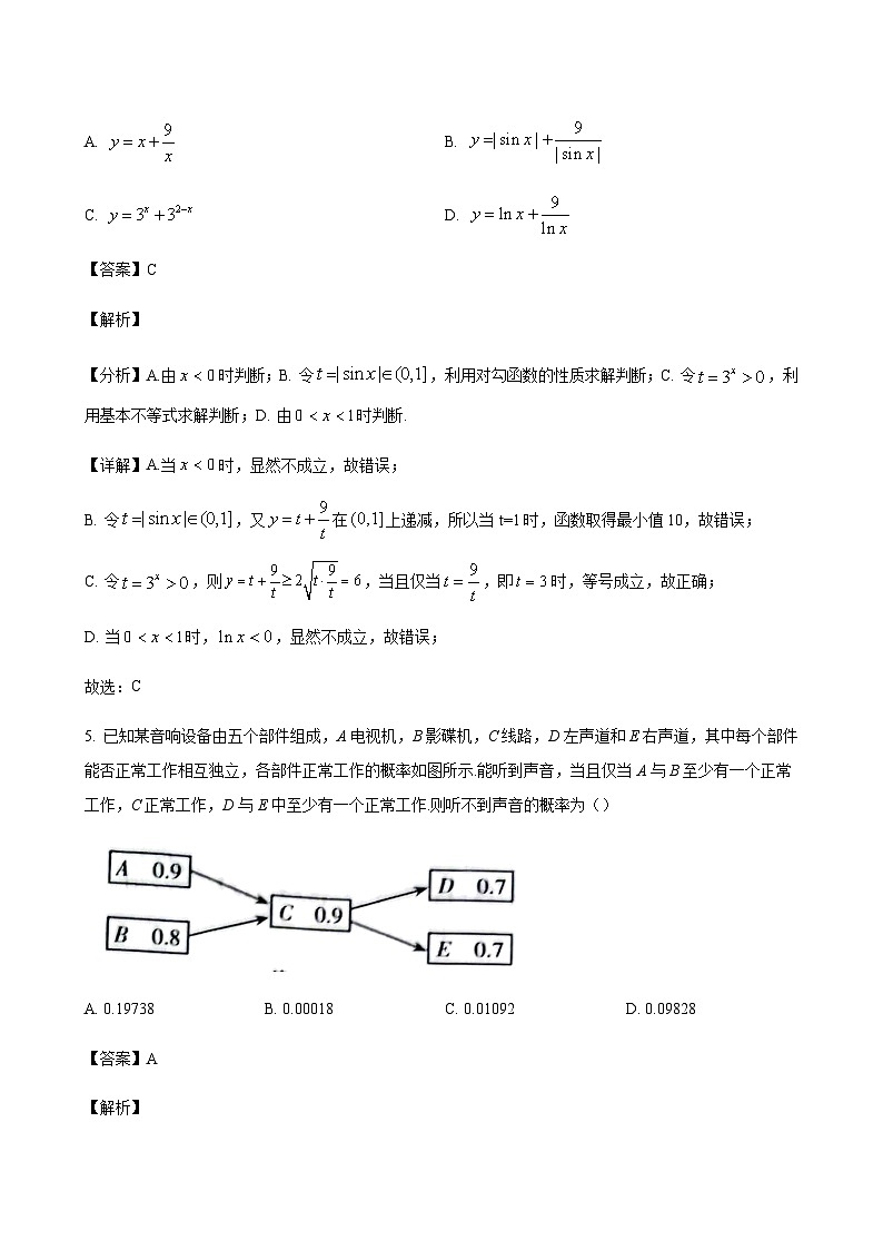 2023-2024学年山西省大同市一中高三上学期第二次摸底考试数学含答案03
