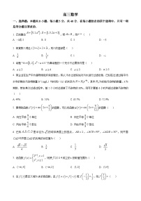 2024通化梅河口五中高三上学期期中考试数学含解析