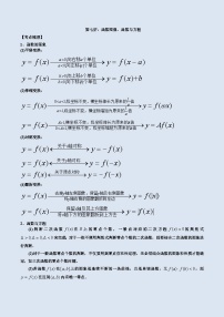 第七讲函数图像及函数与方程原卷版