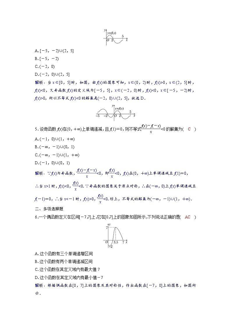 2024讲与练高中数学1(必修第一册·A版)3.2.2  第2课时　函数奇偶性的应用02