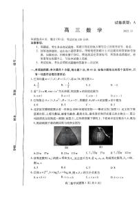 山东省潍坊市2024届高三上学期期中考试数学试题及答案