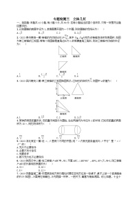 适用于老高考旧教材2024版高考数学二轮复习专题检测3立体几何理（附解析）