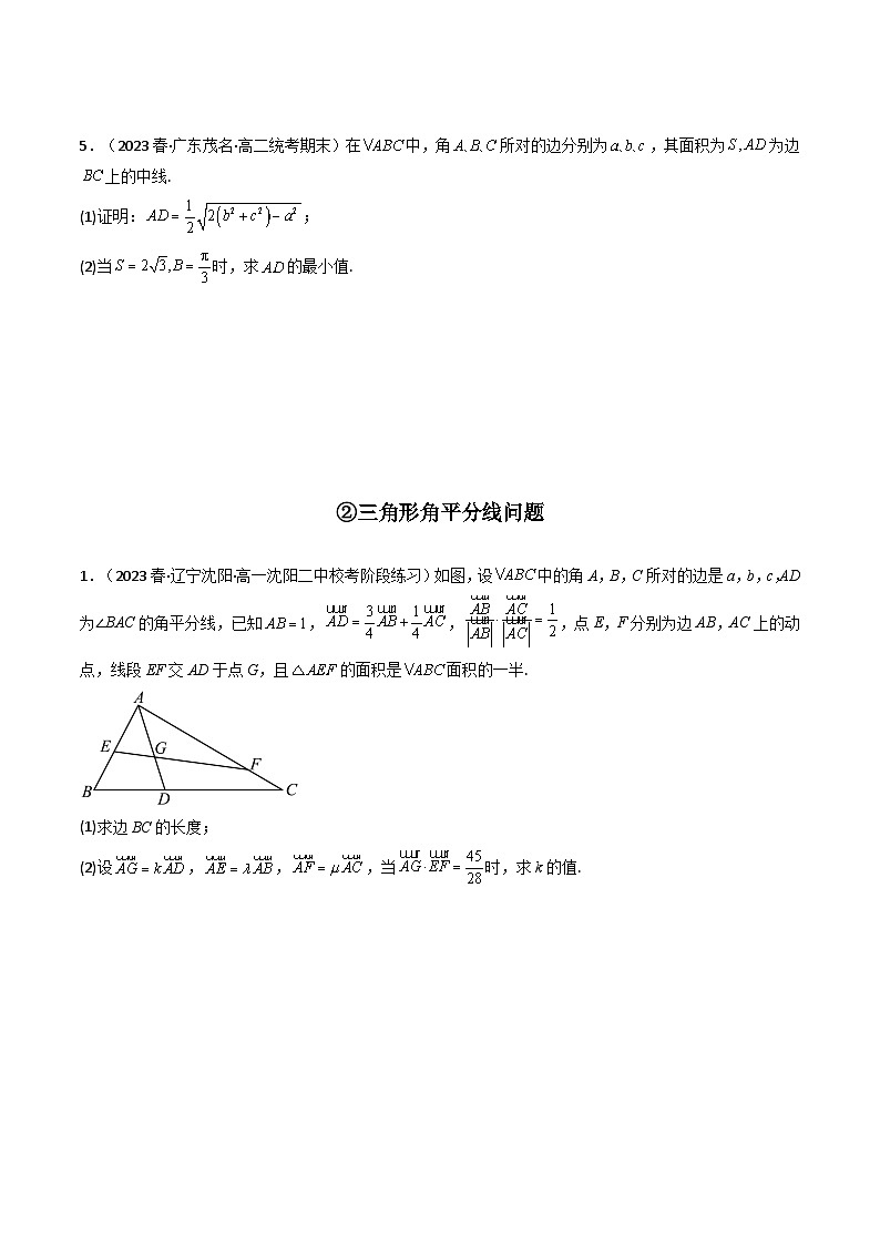 2024年高考数学第二轮复习 专题15 解三角形（解答题压轴题）（学生版）第3页