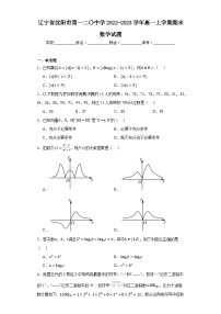 辽宁省沈阳市第一二〇中学2022-2023学年高一上学期期末数学试题（含答案）
