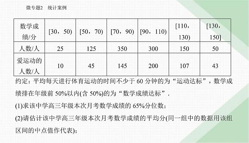 2024届高考数学二轮复习专题2统计案例课件03